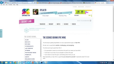 SuperBetterSecretLabScience